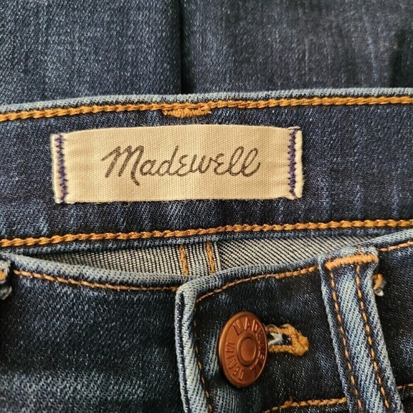 Madewell High Rise Skinny Jeans 24X28 Blue Medium Wash Denim‎ Pants - Picture 3 of 5